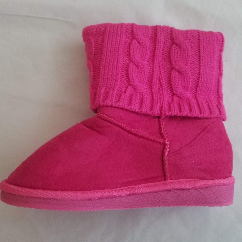 Cable Knit Girls Booties
